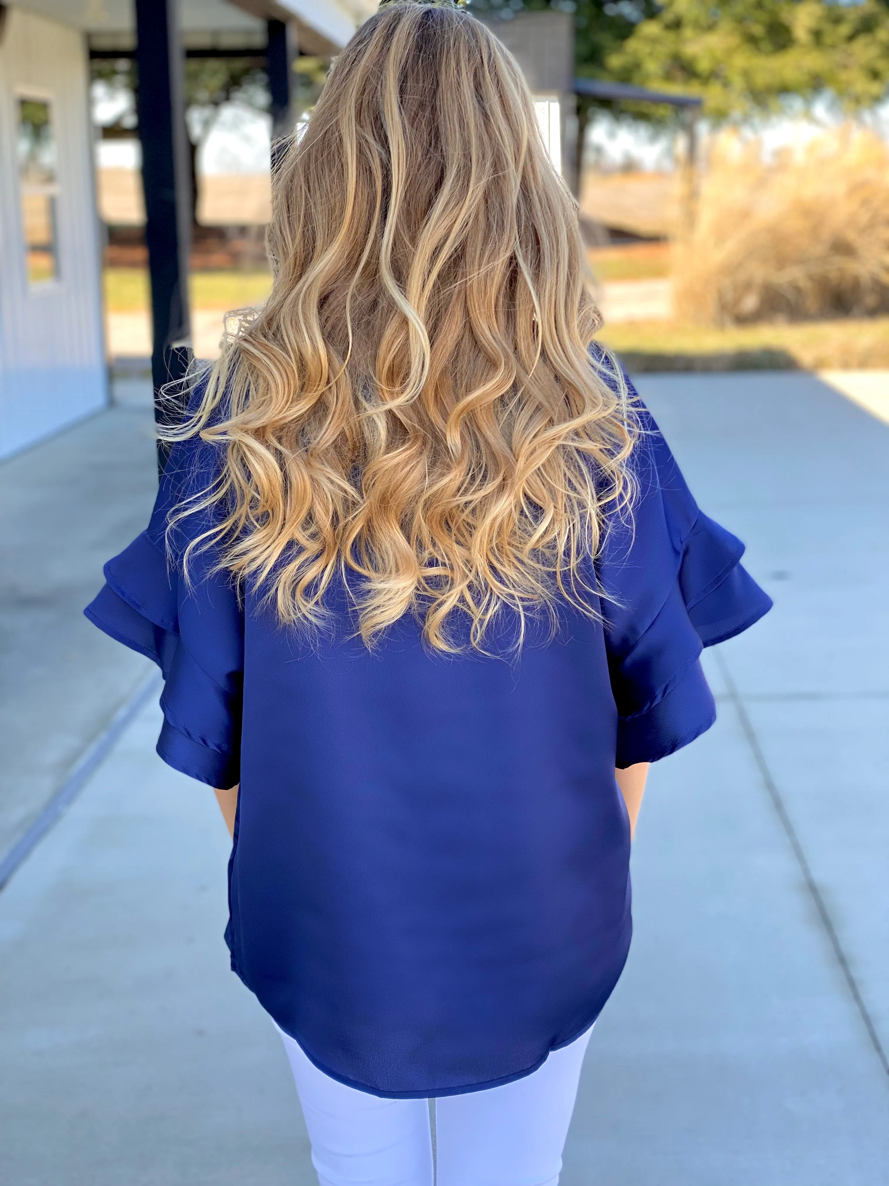 Navy Timeless Top
