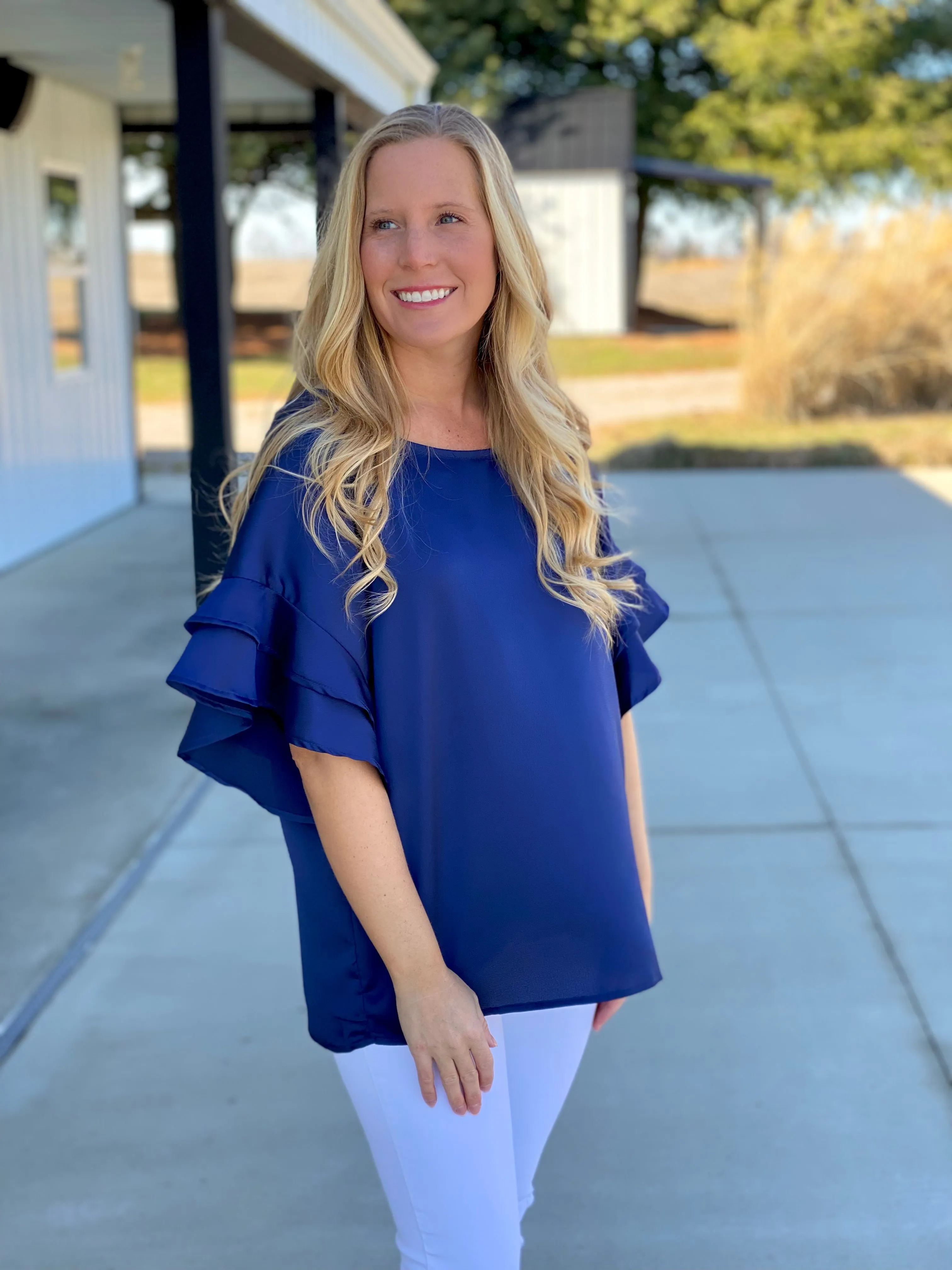 Navy Timeless Top
