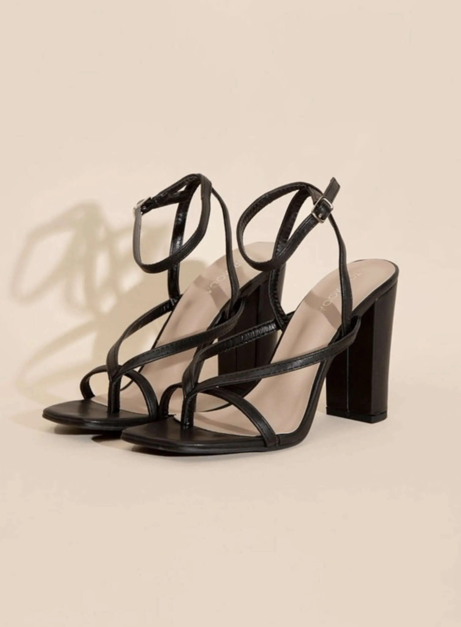 Nile-5 Thong Strappy Heels