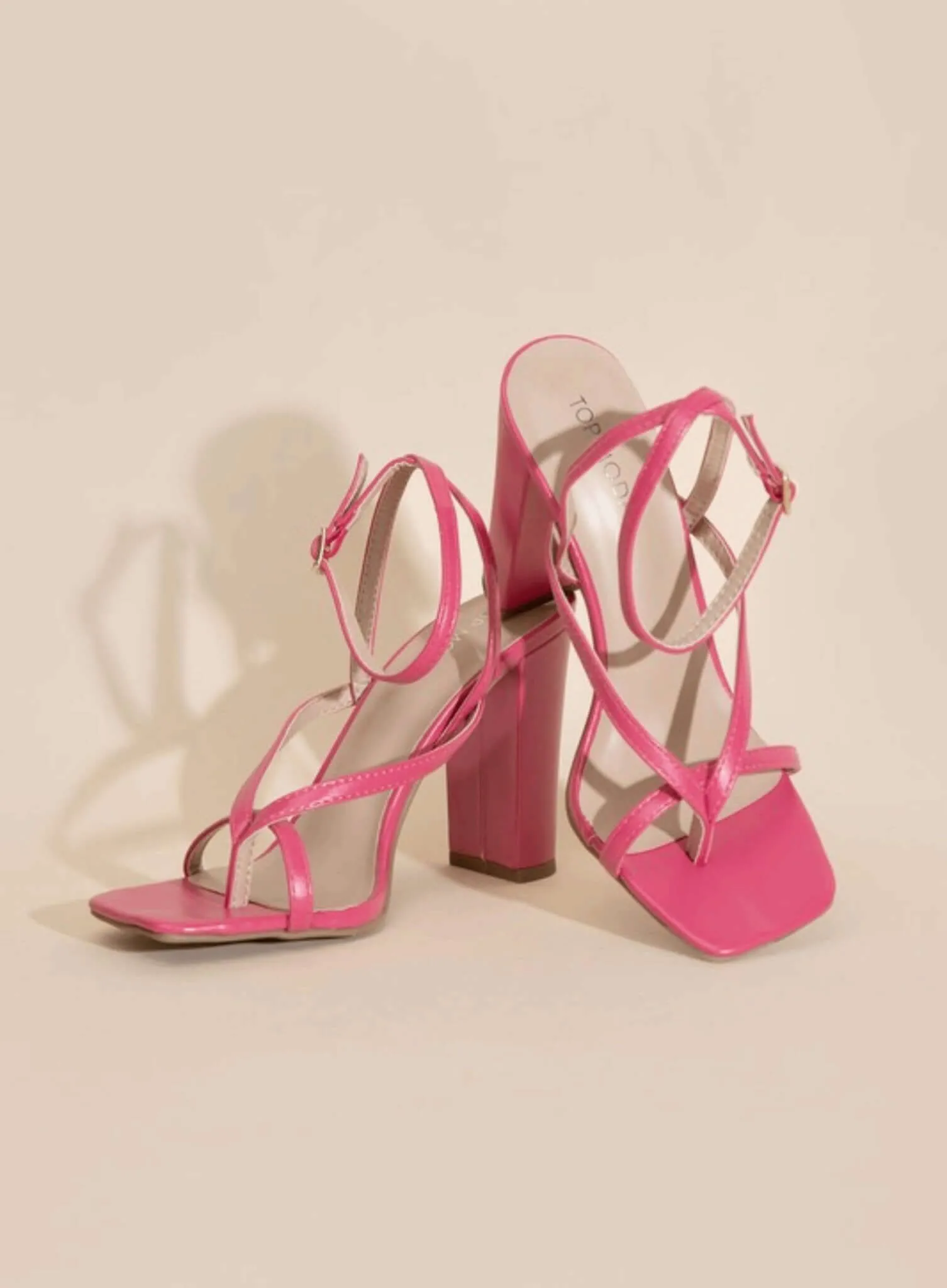 Nile-5 Thong Strappy Heels