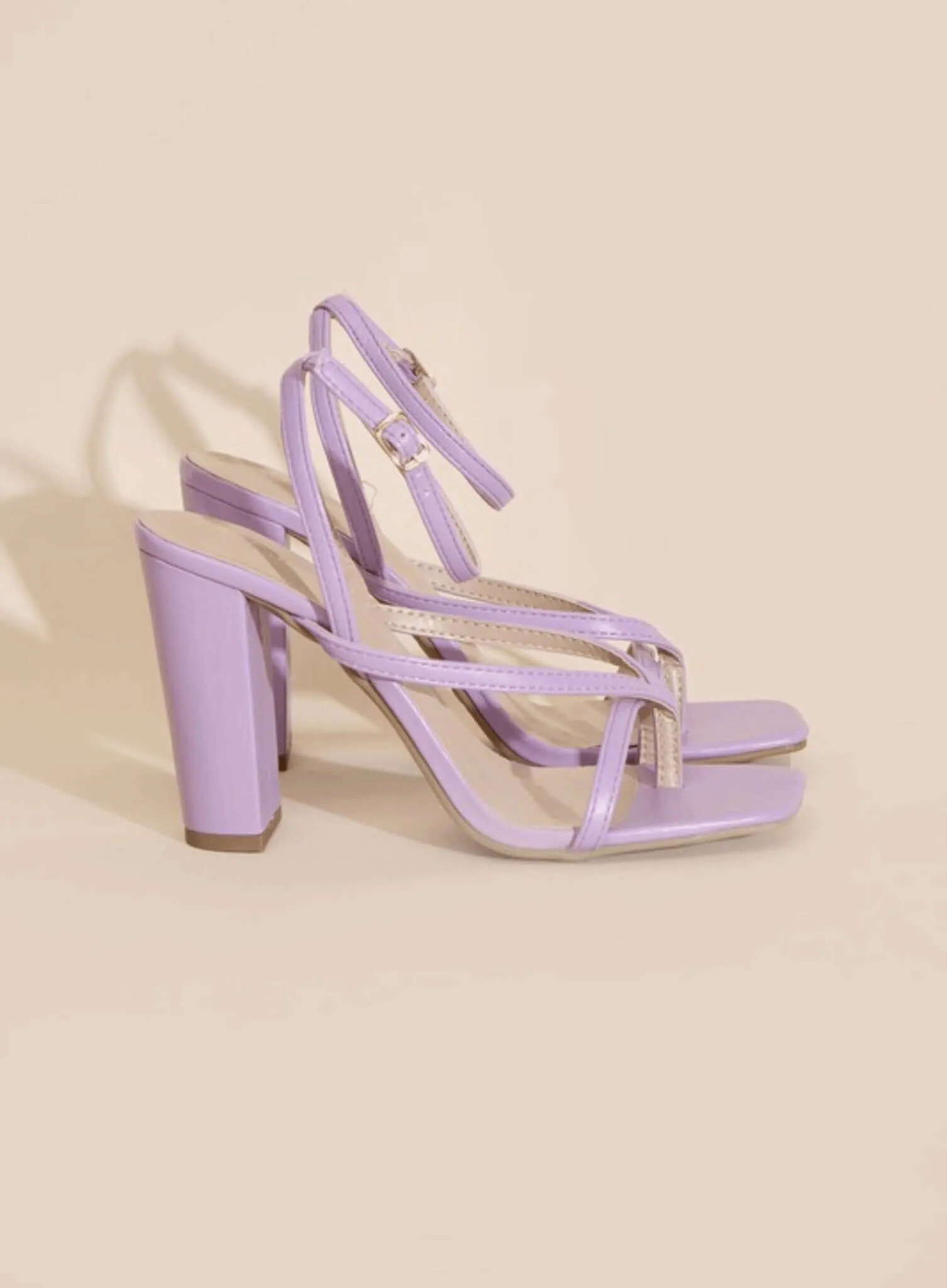 Nile-5 Thong Strappy Heels