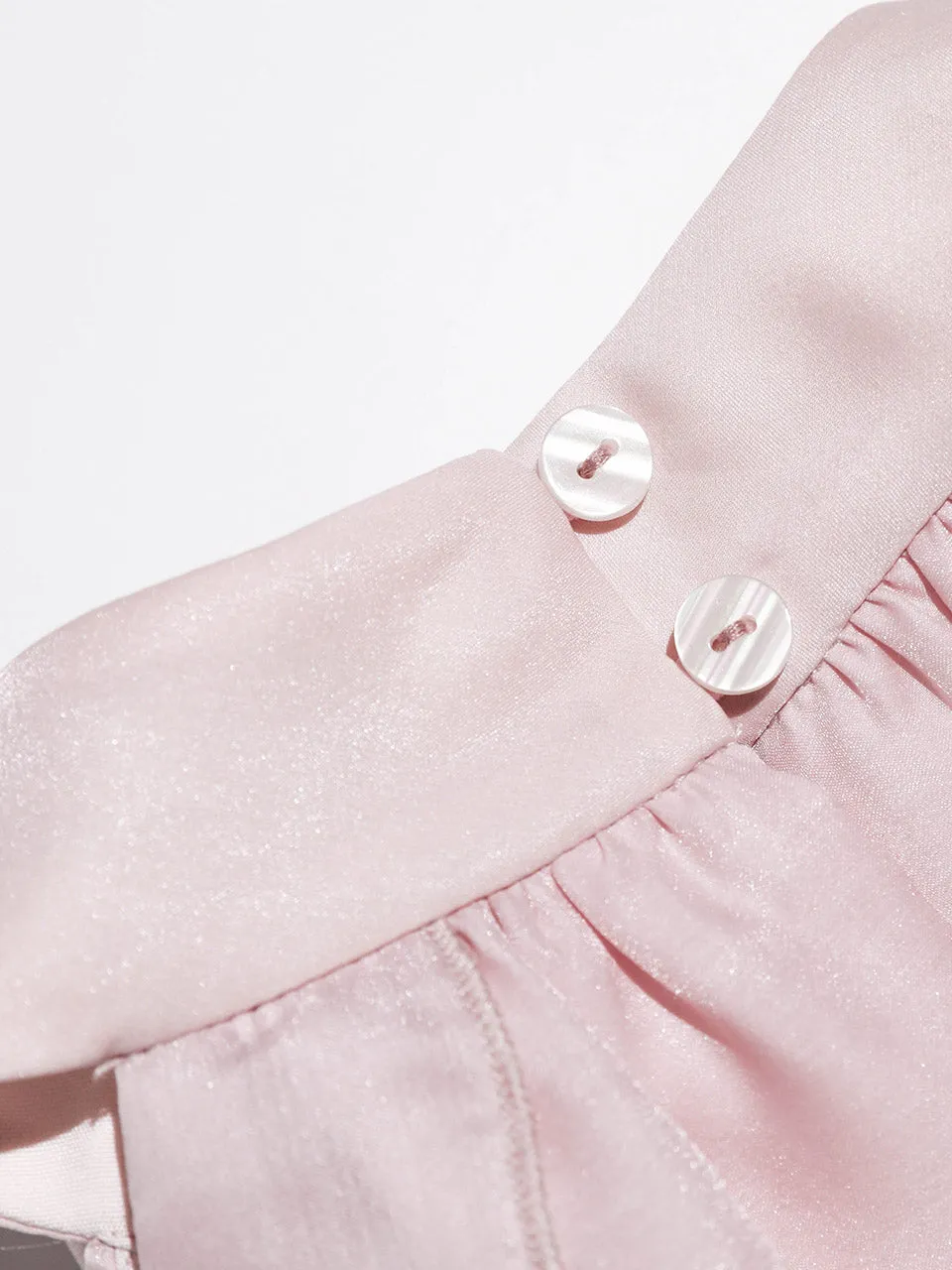 Peach Pink Halter Neck Blouse