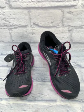 Shoes Athletic By Brooks In Black & Purple, Size: 10.5