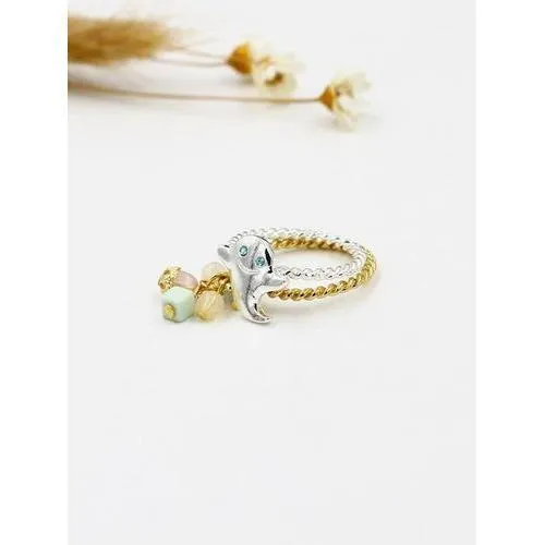 Silver Ghost Shape 2 Pack Rings