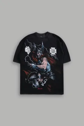 Son Of Odin "Premium" Oversized Tee in Black