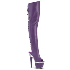 SPECTATOR-3030 Pleaser Purple Sexy Platform Shoes (Pole Dancing Heels)