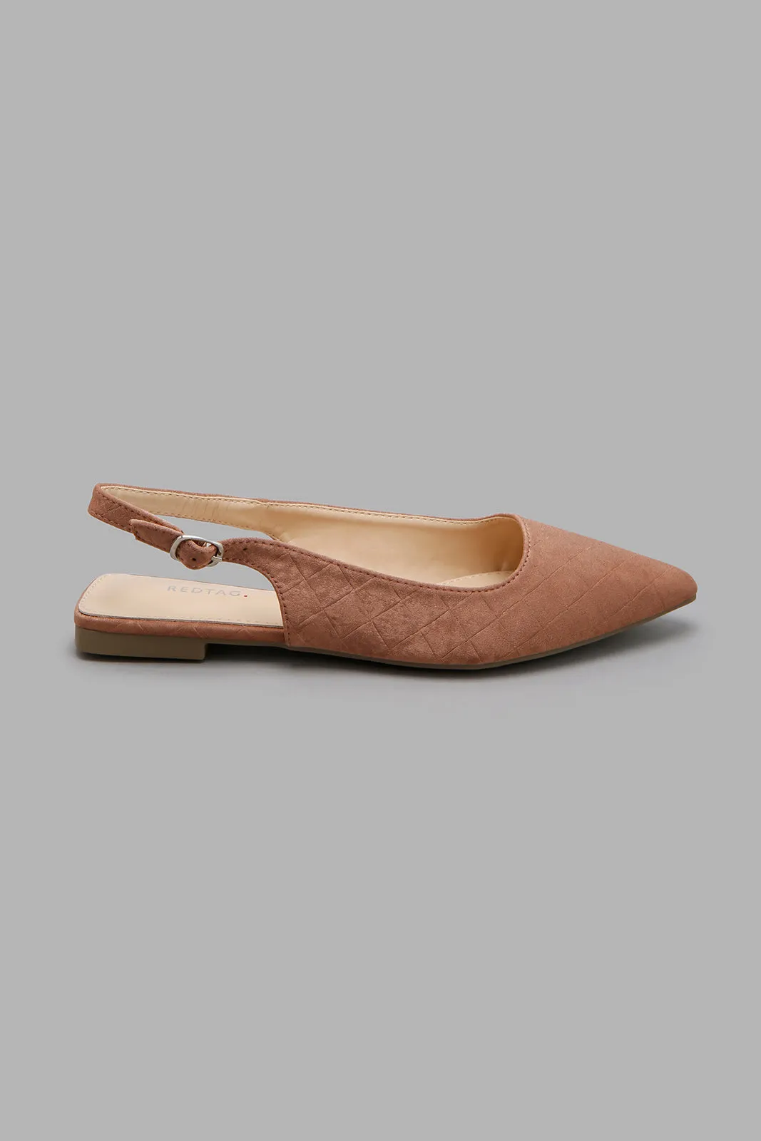 Taupe Textured Slingback