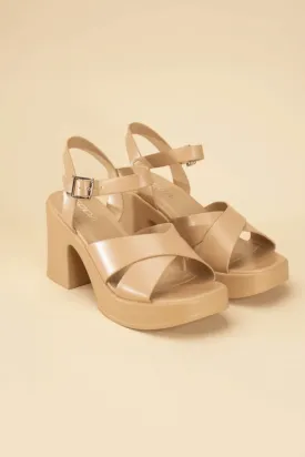 Touch-S Criss Cross Sandal Heels