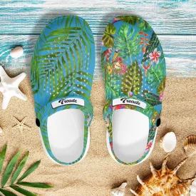 Treadz Mismatched Clogs - Tropicana