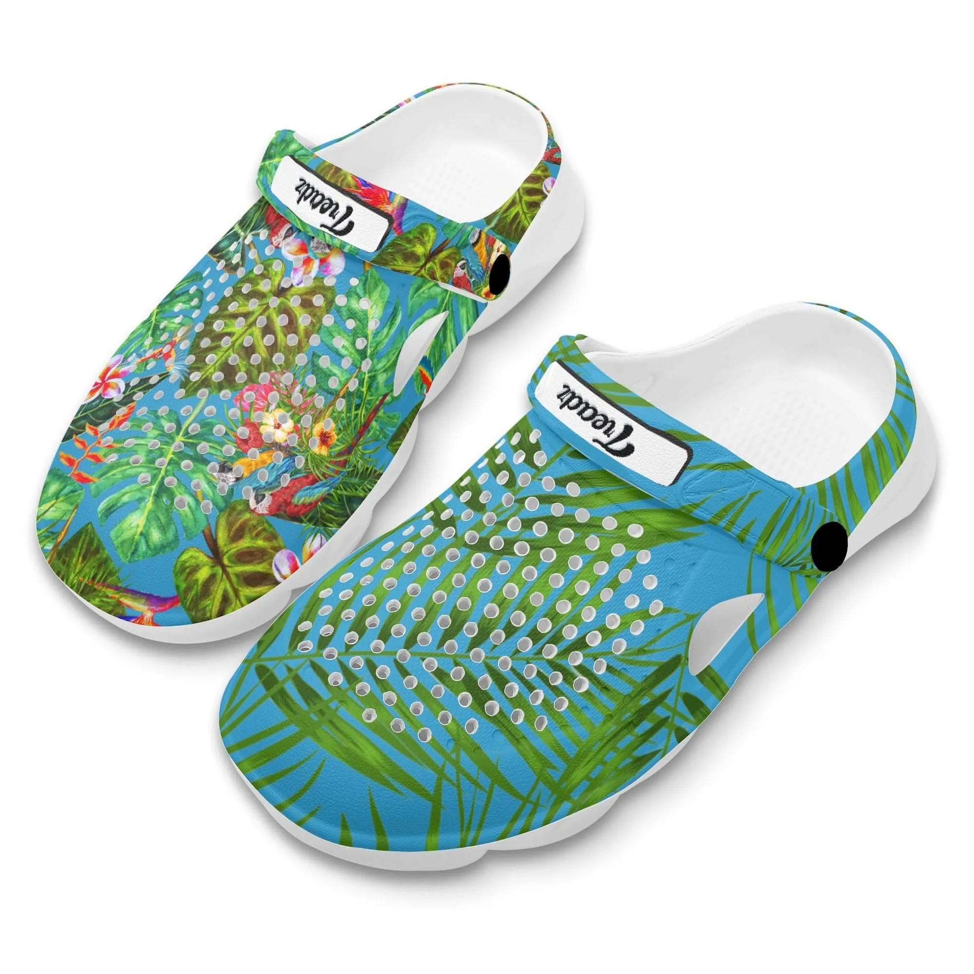 Treadz Mismatched Clogs - Tropicana