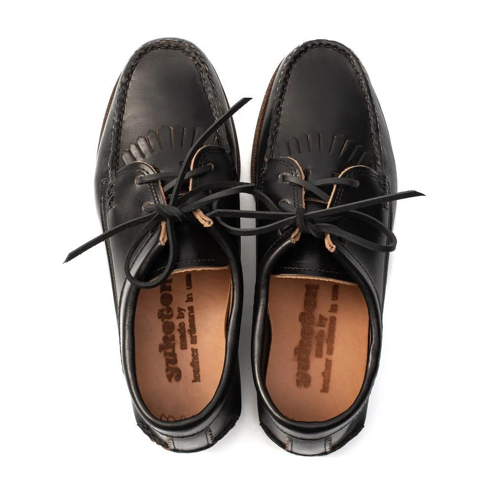 Yuketen Blucher w/Kiltie w/Camp Sole G Black